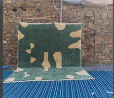 Moroccan Rug handmade wool carpet Beni ourain area rug Berber rug Authentic 9x15