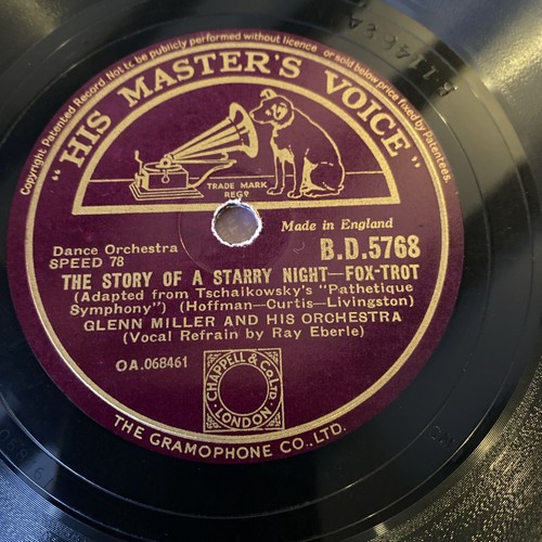Glenn miller 78rpm - glenn, the
