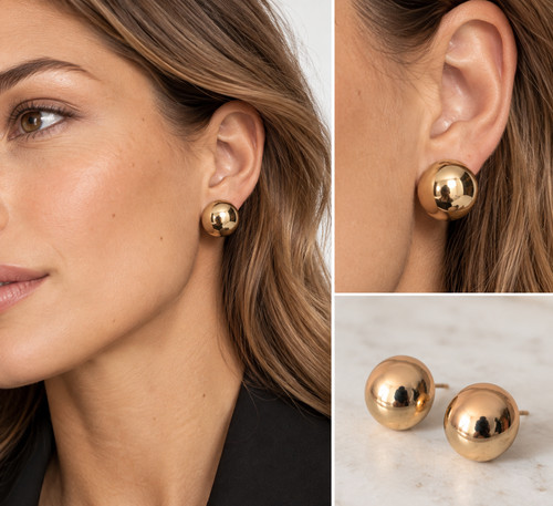 Freedom ball stud earrings - freedom,