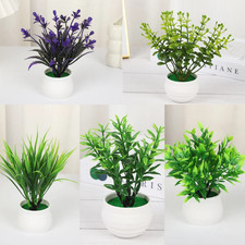 SET OF 5 ARTIFICIAL PLANTS IN