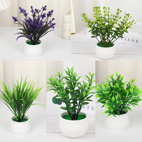 Set artificial plants - set, in