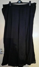 Ladies Black Hippy/ Goth style Skirt plus size 30
