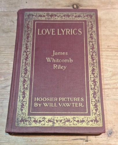 Antique poetry hardcover book - antique,