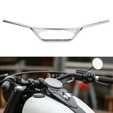 1" Silver Motorcycle Handlebar