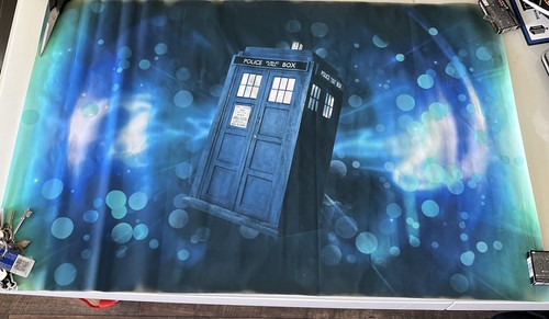 Large tardis space fabric - large, in