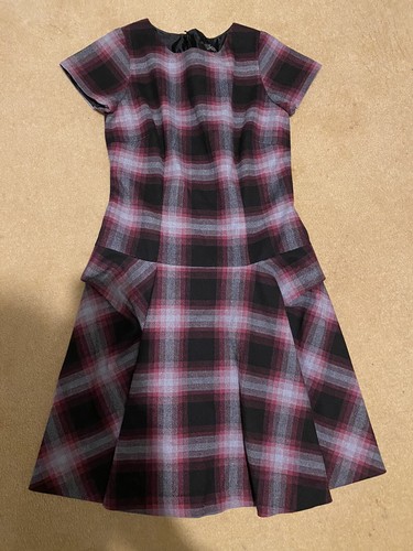 Women woven check dress by - women’s,