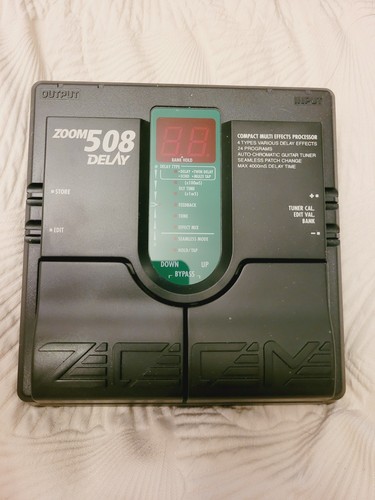 Zoom 508 guitar echo delay