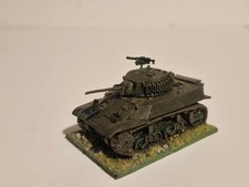  1/76 SHQ miniatures  British M3A3 Stuart Light tank  built, painted and based