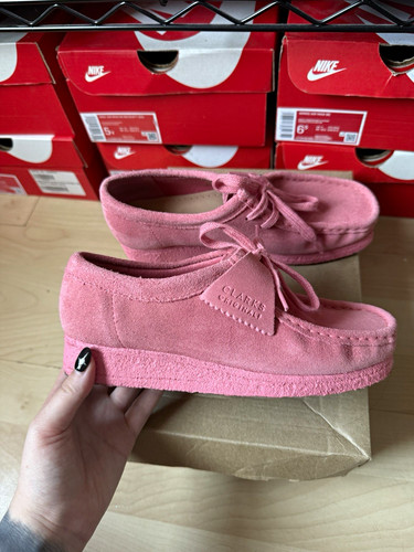 Clarks originals wallabee pink - originals,