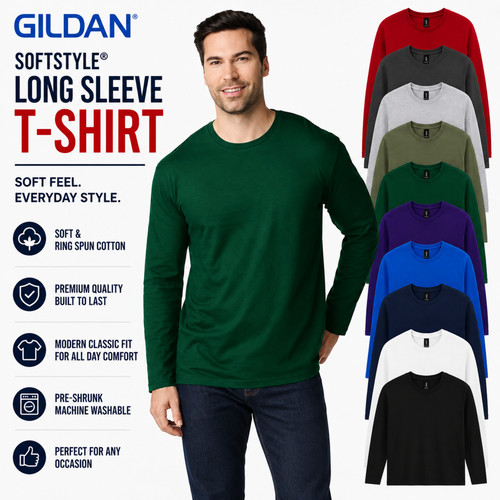 Gildan gd11 softstyle men - softstyle, men's