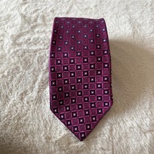 Hilditch & Key Purple Square Silk Tie