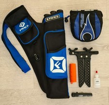 Fivics Quiver, Avalon Pouch, Easton Arrow Gripper, TecX bow Stand. AAE Lube Tube