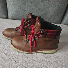 Mens Wolverine Lace Up Brown Leather Boots Tyrol Balance Man Made Materials UK 9