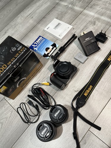 Black nikon d5500 camera - nikon,