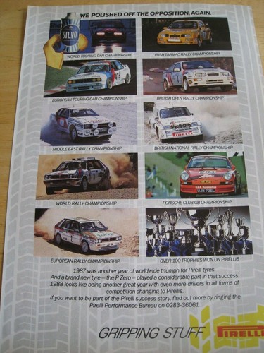 Pirelli tyres rally cars - tyres,