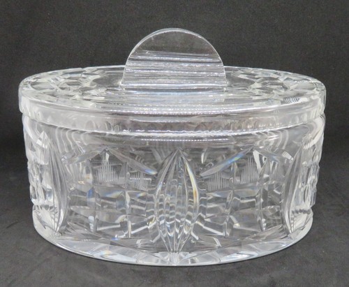 Clear cut glass vintage - , art