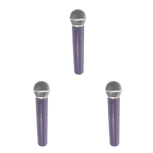 3pcs fake microphone prop - 3pcs,