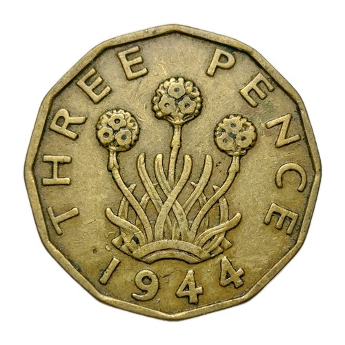 1944 george threepence - 1944,