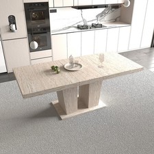 Rectangular extendable dining
