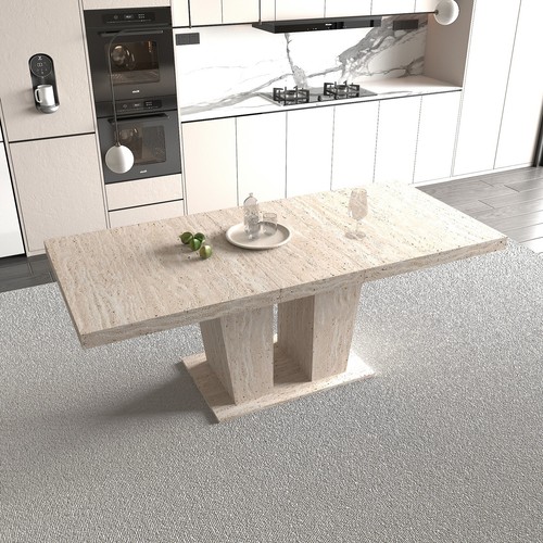 Rectangular extendable dining