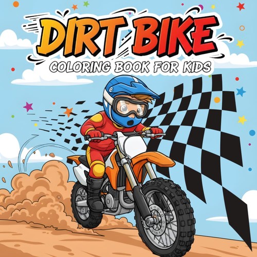 Dirt bike coloring - dirt,