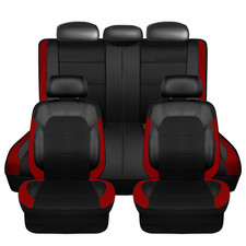 Red Full Set Car Seat Cover