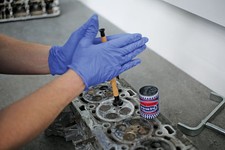 SET OF VALVE GRINDING LAPPING TOOL + TIN OF GRINDING PASTE + SPARE RUBBER HEADS