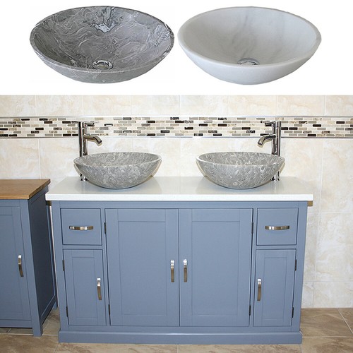 Bathroom double vanity unit - double,