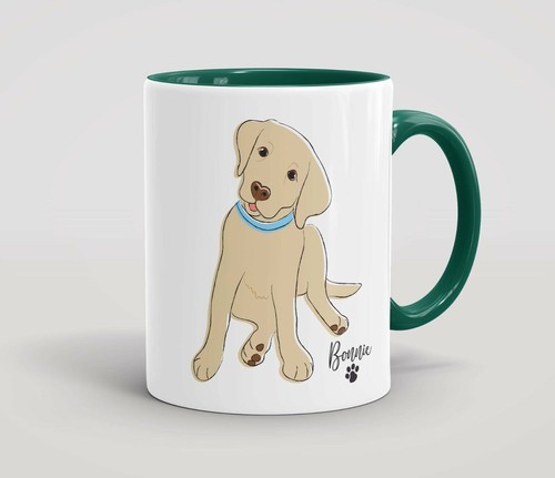Personalised golden labrador - golden,