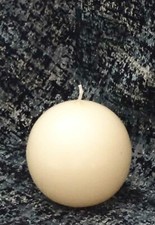 IVORY GLOSS DECORATIVE CANDLE