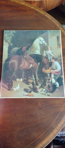 Herring vintage painting - j,