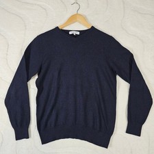 Nigel Hall Navy V Neck Jumper