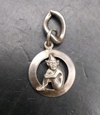 Vintage Silver Pendant Cornish
