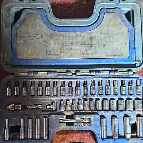 Blue poin tool - poin, set