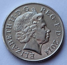 British 2014, Ten Pence Coin