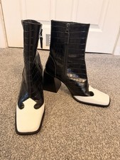 Ladies Topshop Leather Cowboy