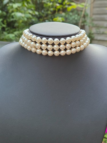 Faux pearl three - faux,