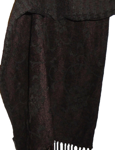 Jaeger vintage damask fringed - jaeger,