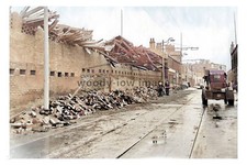 ptc9384 - Yorks - Hurricane Damage on Shoreham St, in 1956 Sheffield. print 6x4 