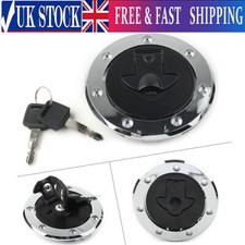 Aluminum Fuel Gas Tank Cap Cover Keys Fit Kawasaki Ninja ZX7R ZX-6R ZX-9R UK