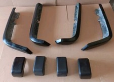 FIAT X1/9 1300 4xQUARTER BUMPERS,4×OVER RIDERS Set Fiberglass New