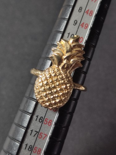 Danon gold plated pineapple - danon,
