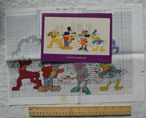 Cross stitch chart - chart, mickey