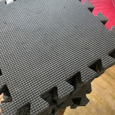 HOME GYM  Interlocking  Foam Mats - 30 x 30 x 1cm Slate Grey   - Good Condition