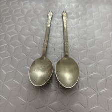 2x Teaspoons EPNS Vintage Rare Collectible