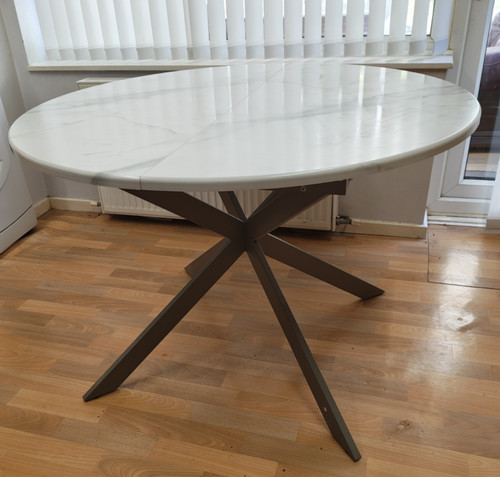 Next dining table grey marble - dining,