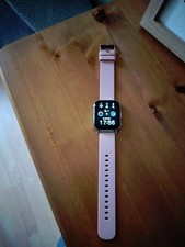 Ordtop P32 Smart Watch Pink Large Screen Heart Rate Bracelet