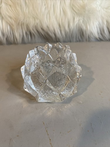 Vintage crystal artichoke - crystal,
