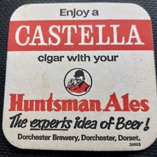 Eldridge pope Tandem Beer Mat. Vintage Tobacco And Beer Advertising Beer Mat 