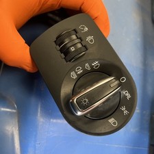 Audi A3 8P FL Light Switch Panel With DRL and Chrome Trim 8P2941531BB